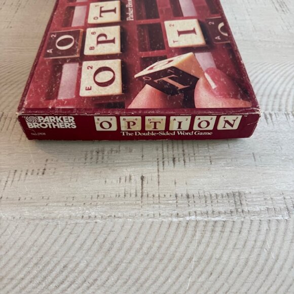 Vintage 1983 Parker Brothers Option Double-sided Word Game - Picture 7 of 10